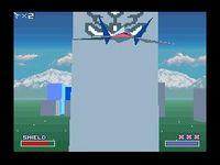 une photo d'Ã©cran de Starwing sur Nintendo Super Nes